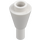 LEGO White Cone 1 x 1 Inverted with Bar (11610)