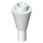 LEGO White Cone 1 x 1 Inverted with Handle (11610)