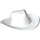 LEGO White Cowboy Hat with Wide Brim (13565)