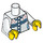 LEGO White Cowgirl Torso (973 / 88585)