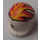 LEGO White Crash Helmet with Flames (83130 / 83133)