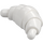 LEGO White Croissant with Rounded Ends (33125)