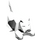 LEGO Wit Crouching Kat (6251)