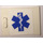 LEGO Wit Kast 2 x 3 x 2 Deur met EMT Star of Life (Links) Sticker (4533)