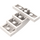 LEGO Weiß Gebogen Vorderseite Ende und Base 4 x 4 x 1.3 (93589)