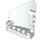 LEGO White Curved Panel 14 Right (64680)