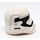 LEGO White Curved Stormtrooper Helmet with First Order Markings with Pointed Mouth with Pointed Mouth (37403)
