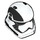 LEGO blanc Incurvé Stormtrooper Casque avec Specialist Trooper Noir Stripe (36316)