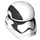 LEGO White Curved Stormtrooper Helmet with Specialist Trooper Black Stripe (36316)
