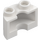 LEGO White Cylinder 1 x 2 Half (68013)