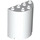 LEGO White Cylinder 2 x 4 x 4 Half (6218 / 20430)