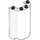 LEGO White Cylinder 2 x 4 x 5 Half (35313 / 85941)