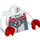 LEGO Blanco Daredevil Torso (973 / 88585)