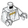 LEGO White Disco Batman Minifig Torso (973 / 76382)