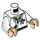 LEGO White Doc Brown Torso (973 / 76382)