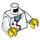 LEGO White Doctor Minifig Torso (973 / 76382)