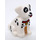 LEGO Weiß Hund - Baby Dalmatian mit Necklace und Medal (102037)
