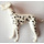 LEGO Weiß Hund - Dalmatian mit Weiß Ohren