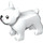 LEGO blanc Chien - French Bulldog avec Tongue (63139)