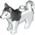 LEGO Blanc Chien - Husky (17817)