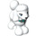 LEGO Blanc Chien - Poodle avec Bleu Yeux (77291)