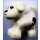 LEGO White Dog with Black Nose and Reddish Brown Patch on right Eye (11806 / 95675)