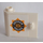 LEGO White Door 1 x 3 x 2 Left with Gotham Police Badge Sticker with Hollow Hinge (92262)