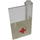 LEGO White Door 1 x 3 x 4 Right with Window with Window &amp; Lower Red Cross