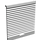 LEGO Weiß Tür 1 x 4 x 4 mit oben Scharnier (6155 / 28829)