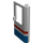 LEGO White Door 1 x 4 x 5 Train Right with Red/Blue Stripe (4182)