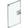 LEGO White Door 1 x 4 x 6 with Stud Handle (35291 / 60616)