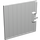 LEGO White Door 6.5 x 5 Sliding with Vertical Lines Type 1 (4511)