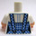 LEGO White Dorothy Gale Minifig Torso (973 / 16360)