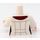 LEGO White Dr. Harleen Quinzel Minifig Torso (973 / 76382)