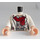 LEGO White Dr. Harleen Quinzel Minifig Torso (973 / 76382)