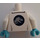 LEGO White Dr Wu Minifig Torso (973 / 76382)