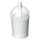 LEGO White Drink Cup with Straw (20398)