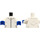 LEGO White Drone Engineer Minifig Torso (973 / 76382)