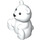LEGO White Duplo Bear - Sitting (66020 / 67319)