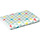 LEGO White Duplo Blanket (8 x 10cm) with Diamonds (29988 / 85964)