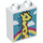 LEGO Weiß Duplo Backstein 1 x 2 x 2 mit Giraffe Kopf Height Chart mit Unterrohr (15847 / 77969)