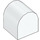 LEGO White Duplo Brick 2 x 2 x 2 with Curved Top (3664)