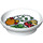 LEGO Duplo Weiß Dish mit Hähnchen, Rice, Broccoli und Strawberries und Orange (31333 / 74799)