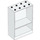 LEGO Weiß Duplo Rahmen 4 x 2 x 5 mit Shelf (27395)