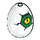 LEGO White Egg with Eye (24946 / 78324)