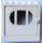 LEGO White Fabuland Door Frame 2 x 6 x 5 with White Door with barred oval Window
