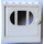 LEGO Wit Fabuland Door Frame 2 x 6 x 5 with White Door with barred oval Window