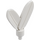 LEGO White Feathers Plume with Small Pin (28958 / 30126)