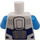 LEGO Blanco Mujer Hoverbike Rider Minifigura Torso (973 / 76382)