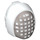 LEGO White Fencing Mask with Silver Mesh (19005)